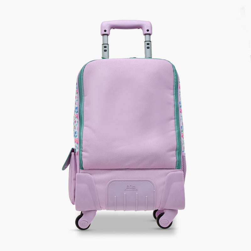 Roll road Trolley Bag-My Little Garden-1 Cmprt-30 Liters-Girls (Polyester) Pink \ 33X44X21 - Image 5